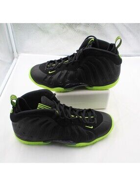 Nike Little Posite One GS Size 7Y Youth Basketball Shoes Sneaker Black Volt New